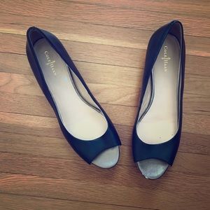 Cole Haan Nike-air peep toe flats